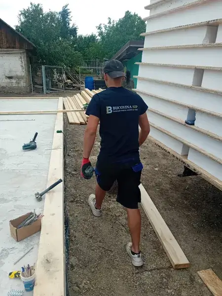 Fundatie pentru casa din panouri SIP