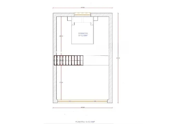 Proiect casă A-Frame – planuri PDF/CAD 2–4 dormitoare